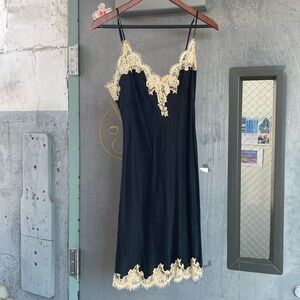 vintage victoria’s secret silk slip dress